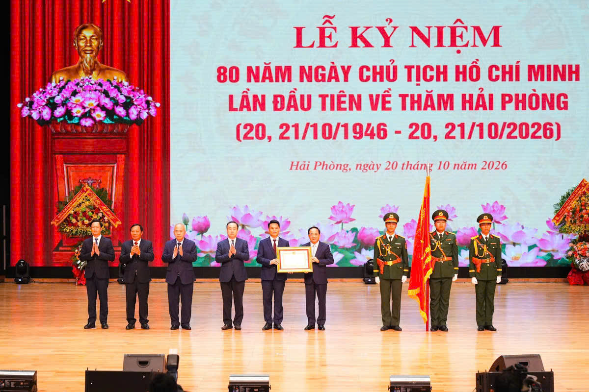 Hải Phòng đón nhận Huân chương Lao động hạng Nhất: Phát huy truyền thống, hướng tới đô thị hiện đại, sinh thái